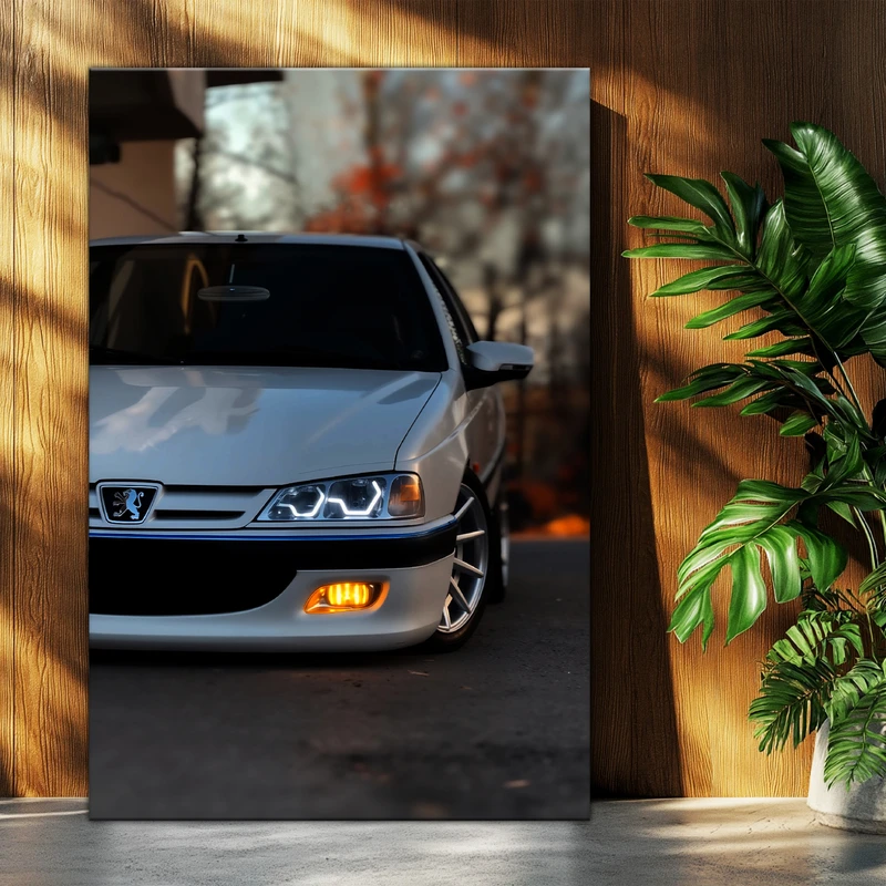 تابلو شاسی بکلیت طرح ماشین و خودرو پژو پارس مدل T-po1522