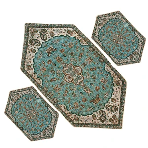 ست 3 تکه رومیزی مدل شاه عباسی کد SB258