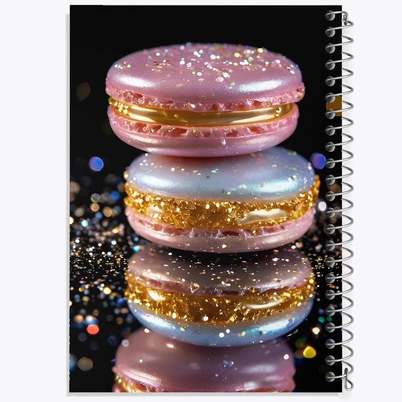 دفتر نقاشی 50 برگ خندالو طرح ماکارون کد F8131