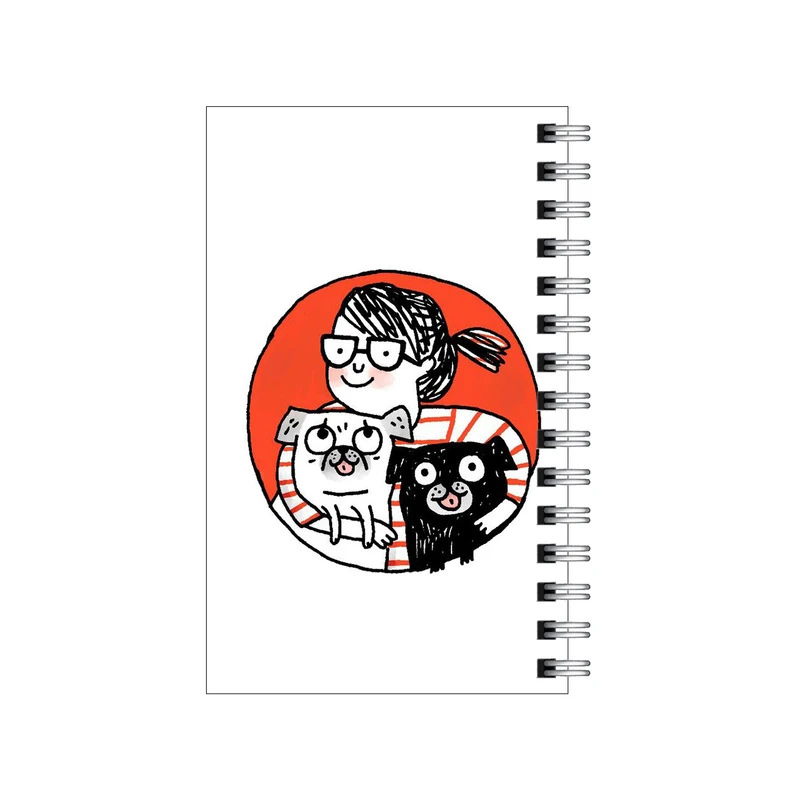 دفترچه یادداشت مدل to do list طرح سلفی من و سگهام کد 1285637