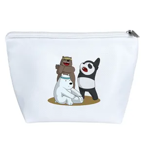 کیف لوازم آرایش دخترانه خندالو مدل سه خرس کله پوک کد 2684