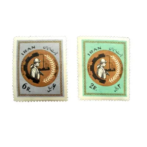 تمبر یادگاری مدل تاریخی کد IR1902 مجموعه 2 عددی