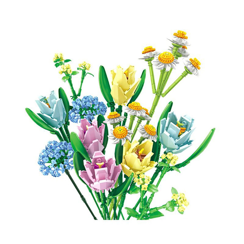 ساختنی پنلوس بریک مدل گل تزئینی 837 قطعه ای