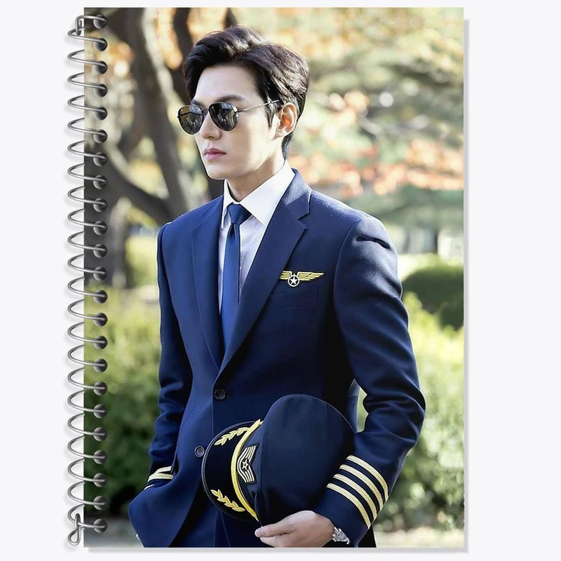 دفتر زبان 50 برگ خندالو مدل دو خط طرح لی مین هو Lee min ho کد 12365