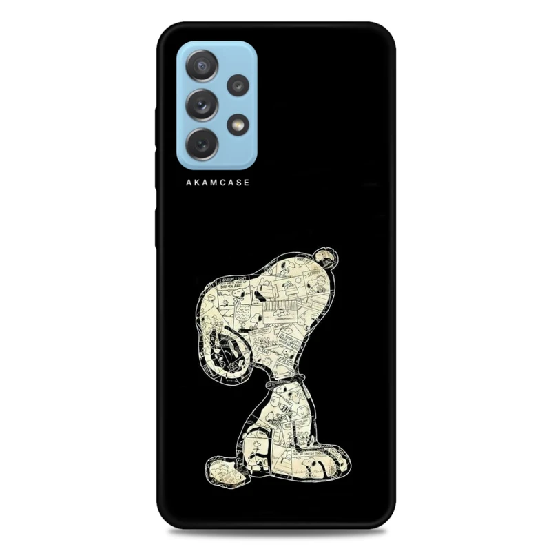 کاور آکام مدل AMCWSGA72-SNOOPY10 مناسب برای گوشی موبایل سامسونگ Galaxy A72