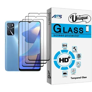 AFS Unique Glass MIX003 Screen Protector For Oppo A16 Pack Of 3