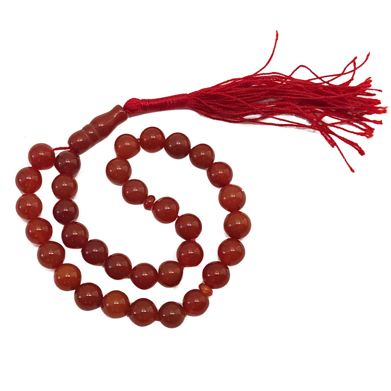 تسبیح عقیق مدل TSBGHRM 060