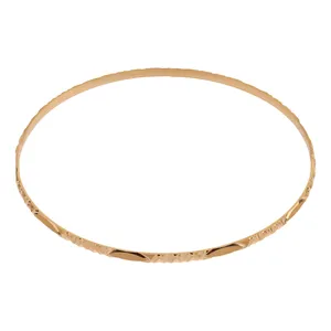 النگو طلا کم اجرت 18 عیار زنانه حانیه مدل H101 سایز 2