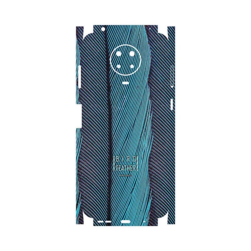 برچسب پوششی ماهوت مدل Turquoise feathers-FullSkin مناسب برای گوشی موبایل نوکیا G20