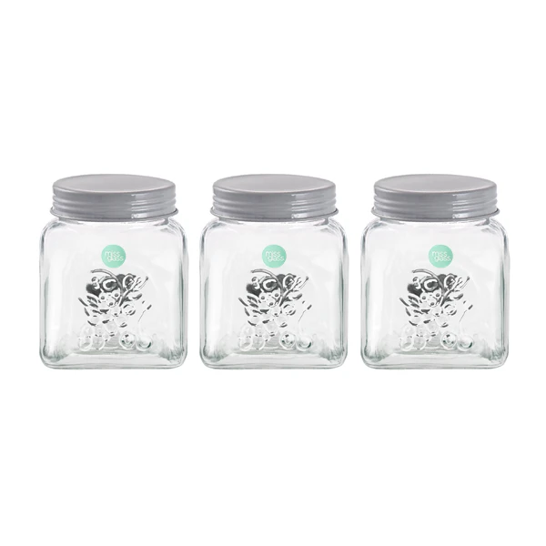 بانکه میس گلس مدل بهار نارنج 3 کد C673 بسته 3عددی