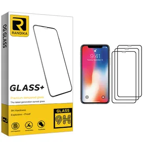 Randika GLD Screen Protector For Apple iPhone X Pack Of 3