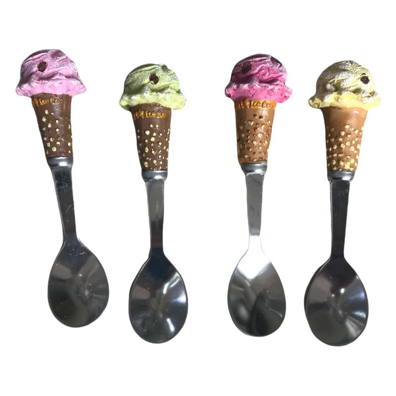 قاشق بستنی خوری مدل اسکوپی مجموعه 4 عددی