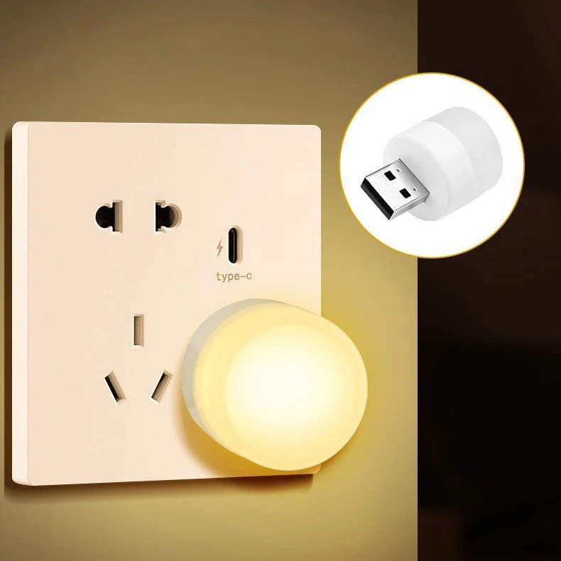 عکس شماره 13 : usb لامپ ال ای دی مدل small night light