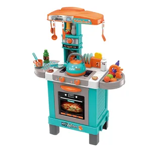 ست اسباب بازی آشپزخانه مدل اجاق گاز و کتری بخار دار کد 939A