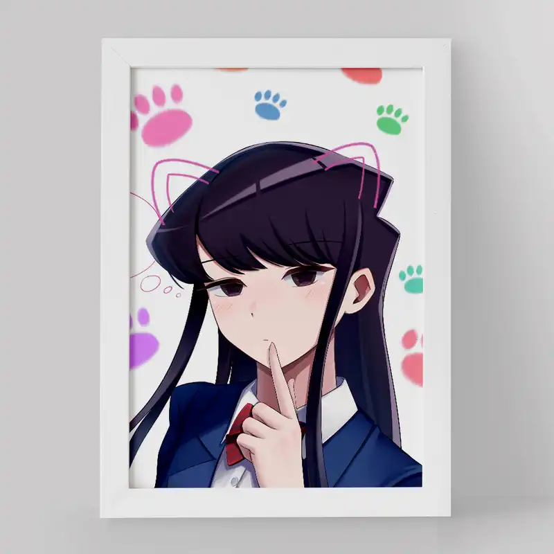 تابلو خندالو مدل انیمه کومی سان کد 16088