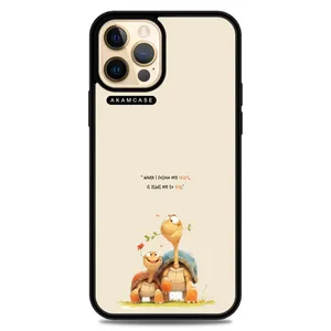 AKAM AMC-WA12PRO-ANIMALS QOUTES-2 Cover For Apple iPhone 12 Pro