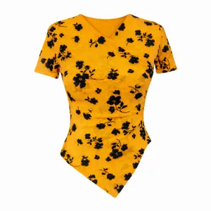 بلوز آستین کوتاه یقه هفت زنانه مدل شمیلا کد ۷۸