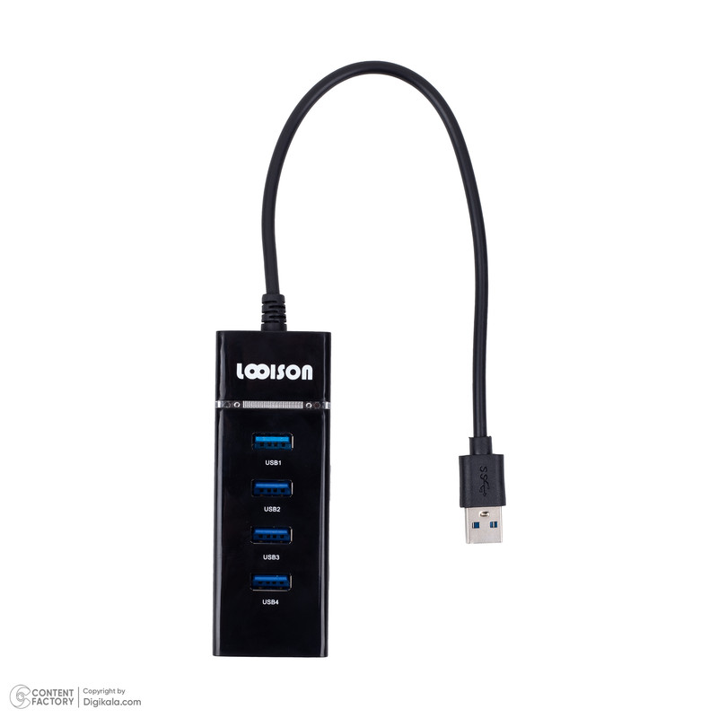 هاب 4 پورت USB 3.0 لویی سان مدل mh201