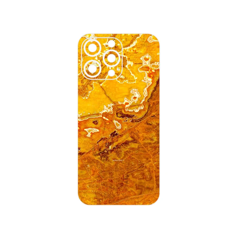 برچسب پوششی ماهوت مدل Gold Marble مناسب برای گوشی موبایل اپل iPhone 14 Pro Max