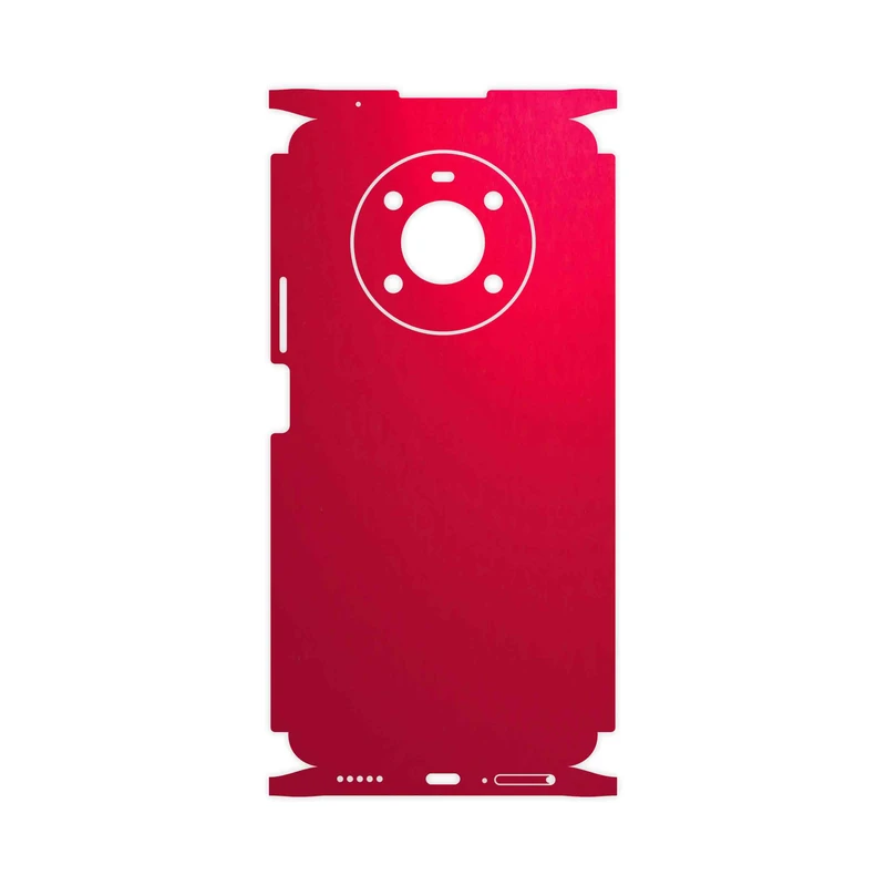 برچسب پوششی ماهوت مدل Matte-Warm-Red-FullSkin مناسب برای گوشی موبایل آنر X9 4G