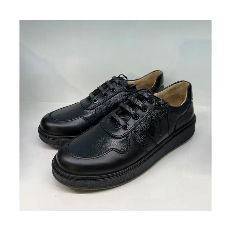 کفش روزمره زنانه سرزمین چرم کد 141743 رنگ مشکی