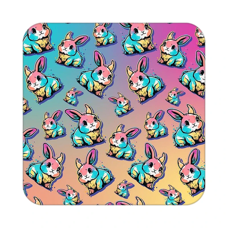 زیر لیوانی کاکتی طرح حیوانات رنگی مدل mp25948