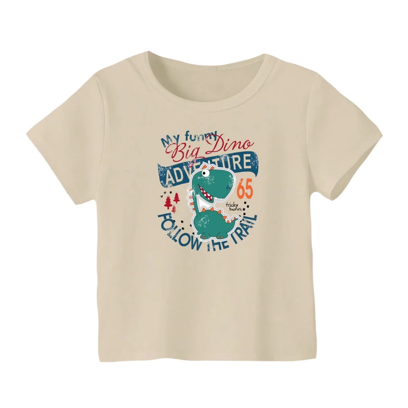 تی شرت آستین کوتاه بچگانه مدل دایناسور کد ۳۱