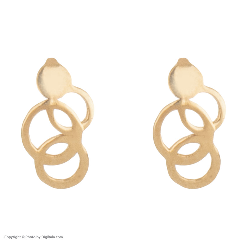 گوشواره طلا 18 عیار زنانه مایا ماهک مدل ME0837 - 2