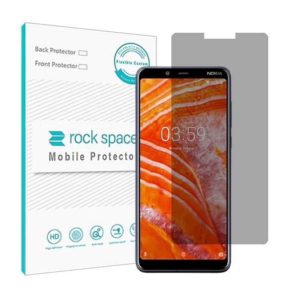محافظ صفحه نمایش پرایوسی راک اسپیس مدل HyPRV مناسب برای گوشی موبایل نوکیا 3.1 Plus