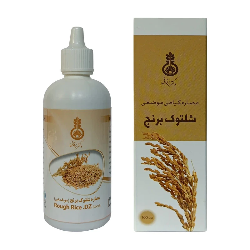 روغن بدن دکتر زرقانی مدل شلتوک برنج حجم 100 میلی لیتر