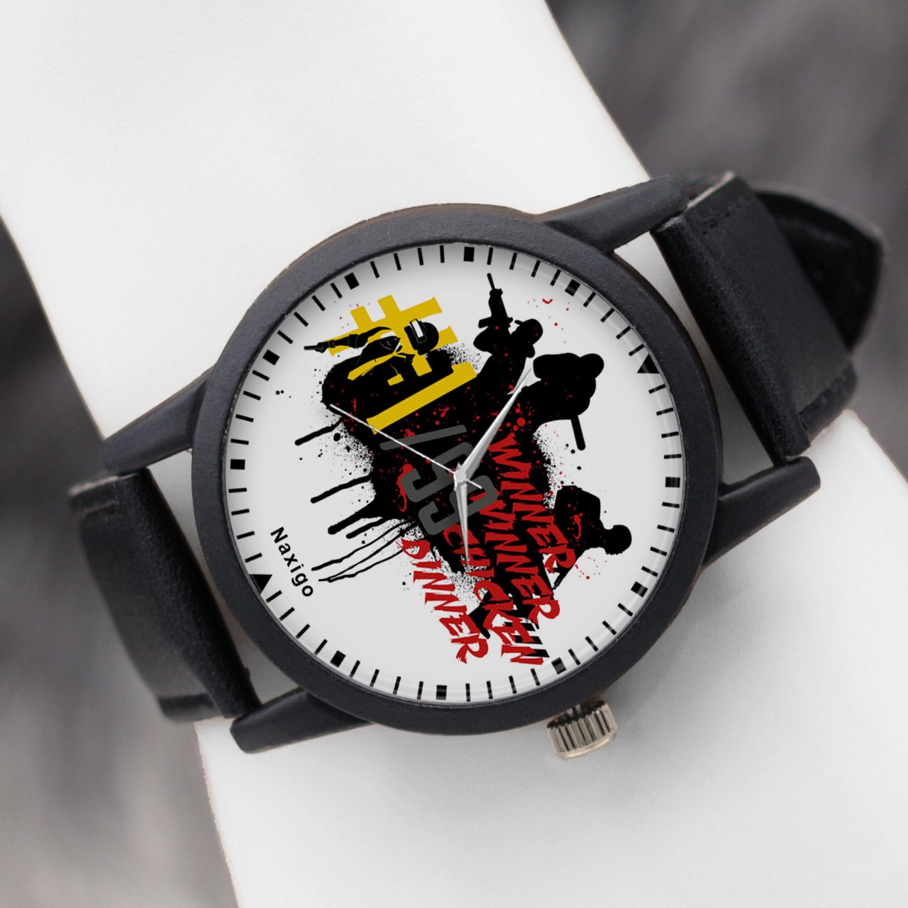 ساعت مچی عقربه ای ناکسیگو طرح پابجی کد LF4232 -  - 5