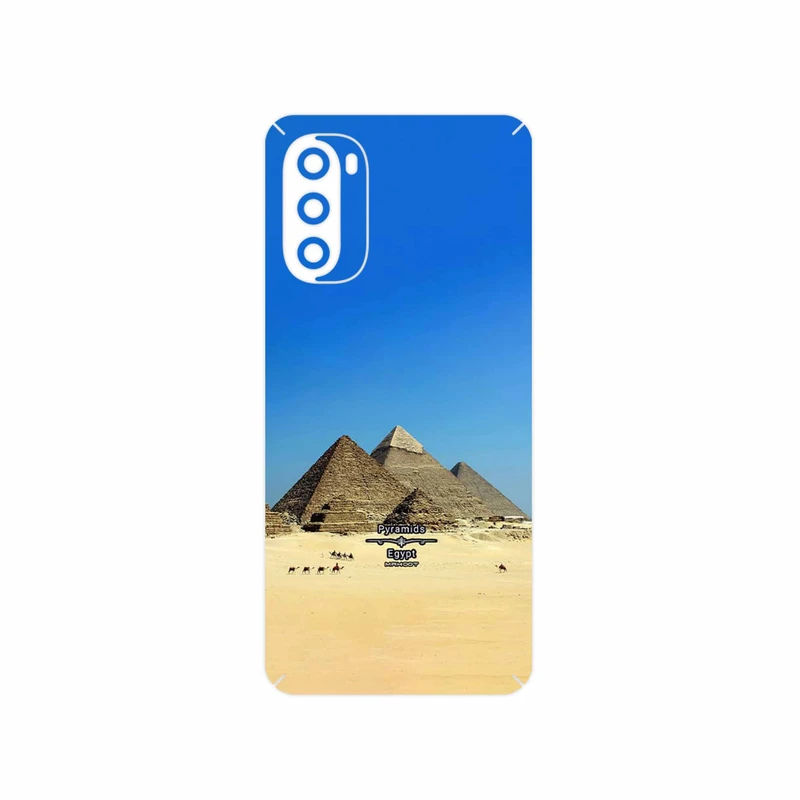 برچسب پوششی ماهوت مدل Pyramids of Egypt مناسب برای گوشی موبایل موتورولا Moto G52