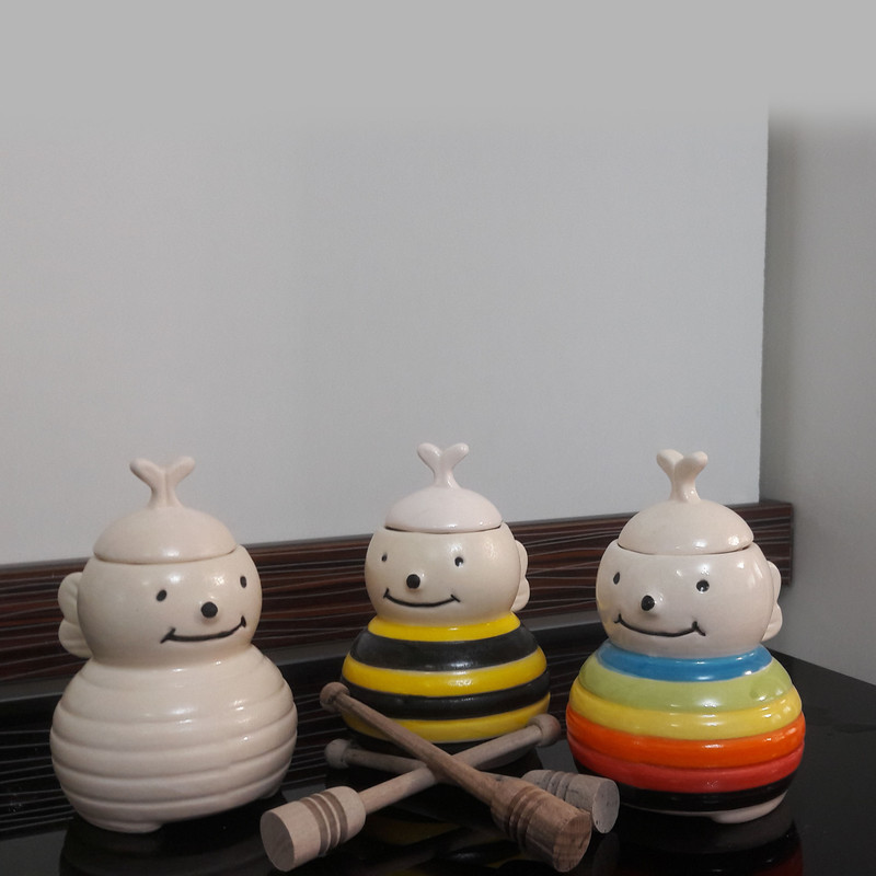 ظرف عسل مدل زنبوری کد as1