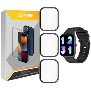 محافظ صفحه نمایش نانو اسپریگ مدل SPG مناسب برای ساعت هوشمند ایمیلب W01 بسته سه عددی