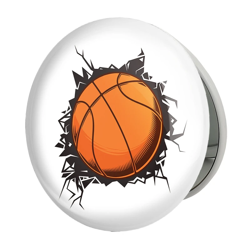 آینه جیبی خندالو طرح بسکتبال Basketball مدل تاشو کد 26444 