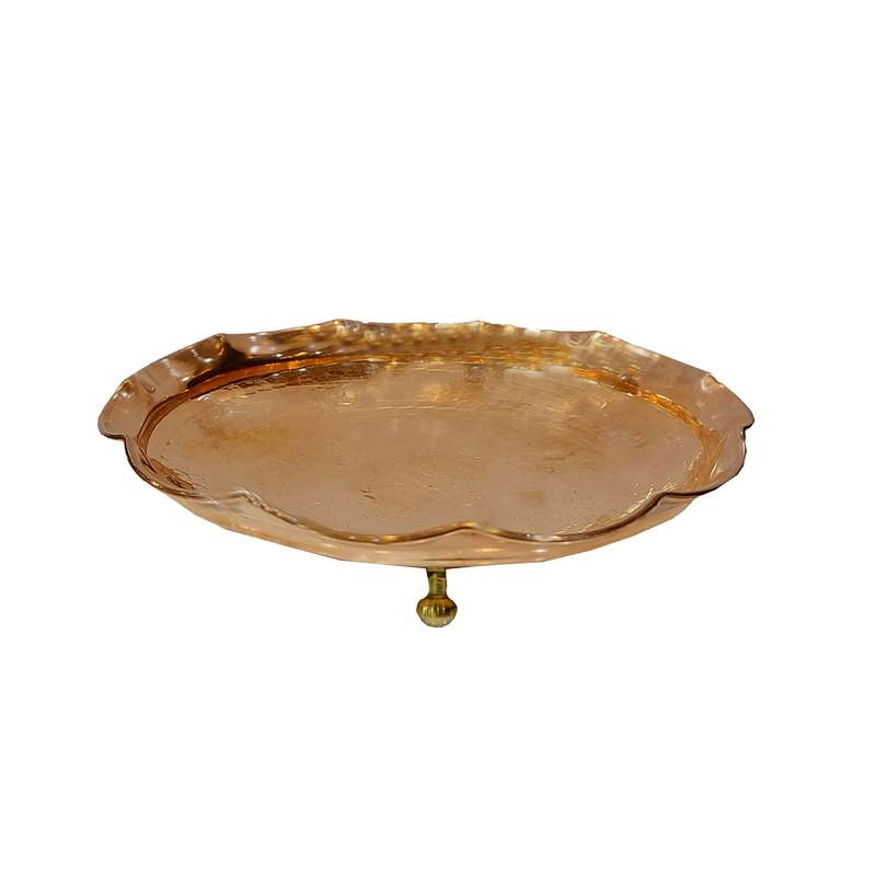 شیرینی خوری مسی مدل 3 پایه کد 2547