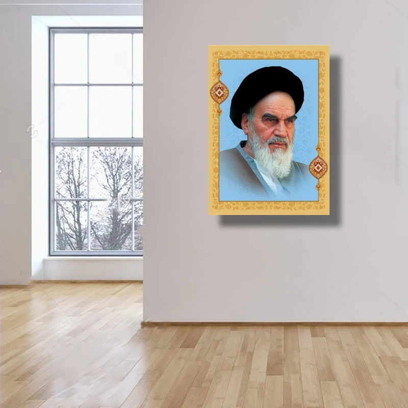 تابلو شاسی طرح حضرت آیت الله خمینی مدل 301