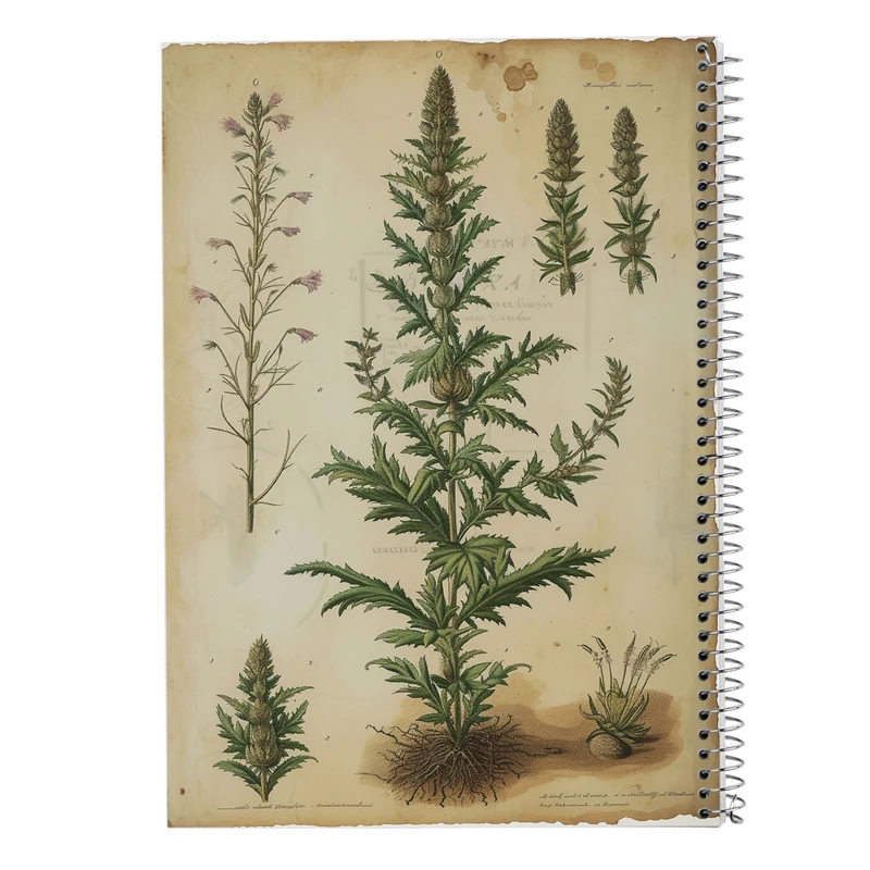 دفتر نت موسیقی 50 برگ مدوپد مدل گل کد DF13864