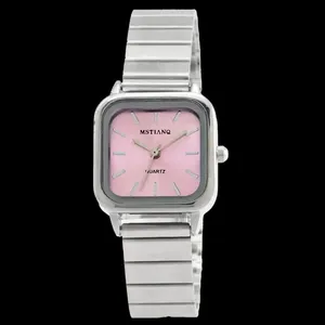 ساعت مچی عقربه ای زنانه مدل بند ریلی 03