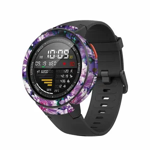 MAHOOT Purple-Flower Cover Sticker for Xiaomi Amazfit Verge Smartwatch