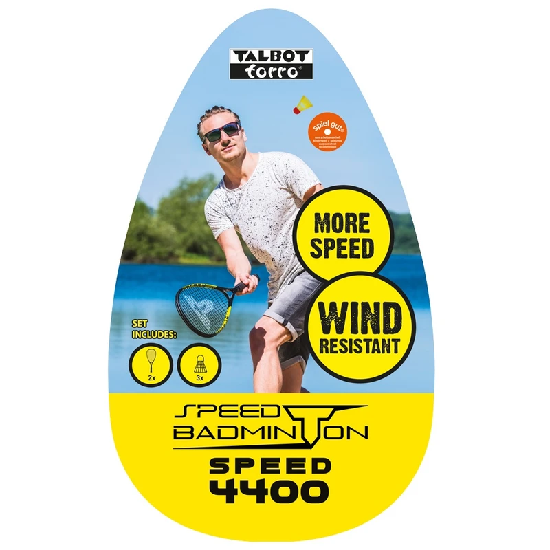 عکس شماره 7 : راکت بدمینتون مدل سرعتی تالبوت تورو 4400 بسته 2 عددی