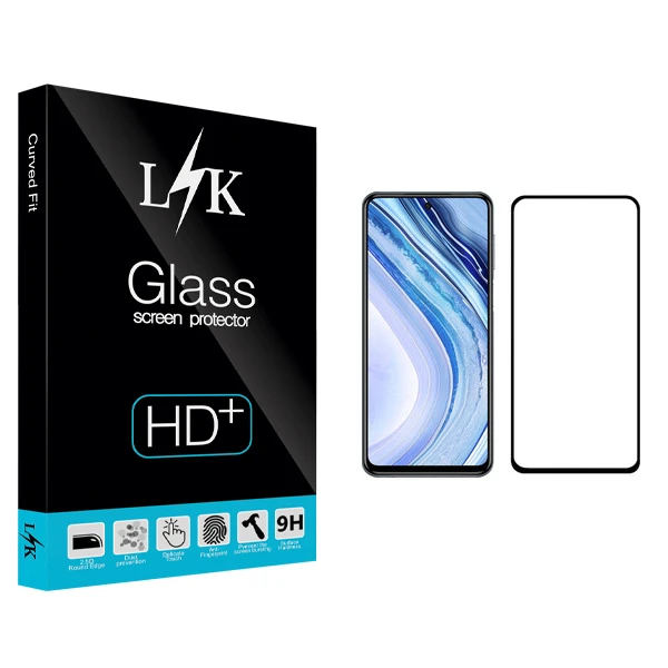 محافظ صفحه نمایش ال کی مدل Hard glass مناسب برای گوشی موبایل شیائومی Redmi Note 9 Pro Max