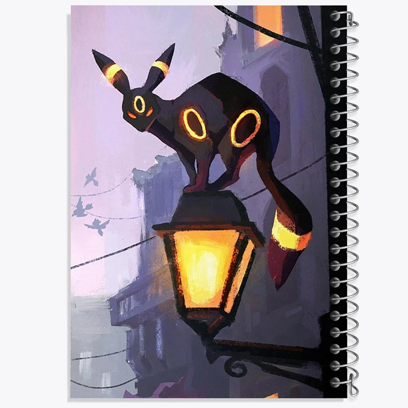 دفتر مشق 50 برگ خندالو مدل امبرون انیمه پوکمون کد 17402