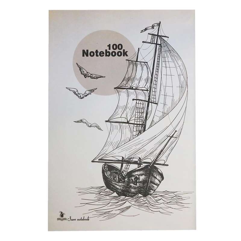 دفتر مشق 100 برگ سرو مدل Ship دفتر مشق 100 برگ سرو مدل Ship