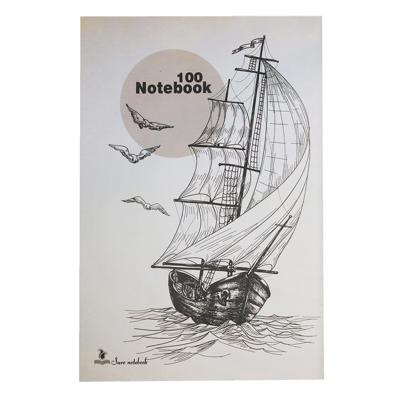 دفتر مشق 100 برگ سرو مدل Ship دفتر مشق 100 برگ سرو مدل Ship