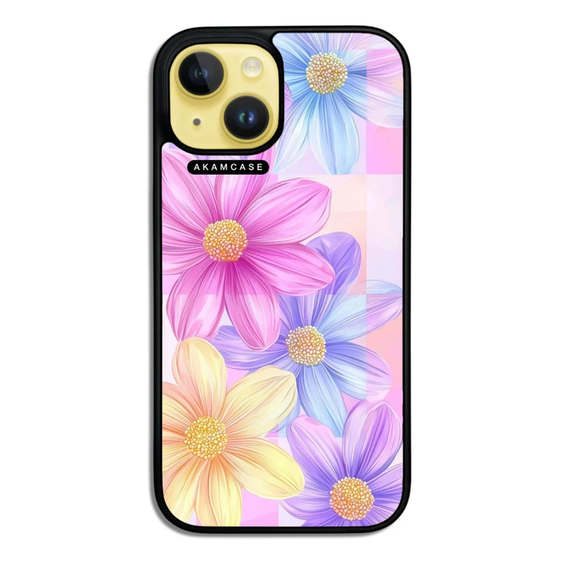 کاور آکام مدل AMC-WA15-FLOWERS-31 مناسب برای گوشی موبایل اپل iPhone 15