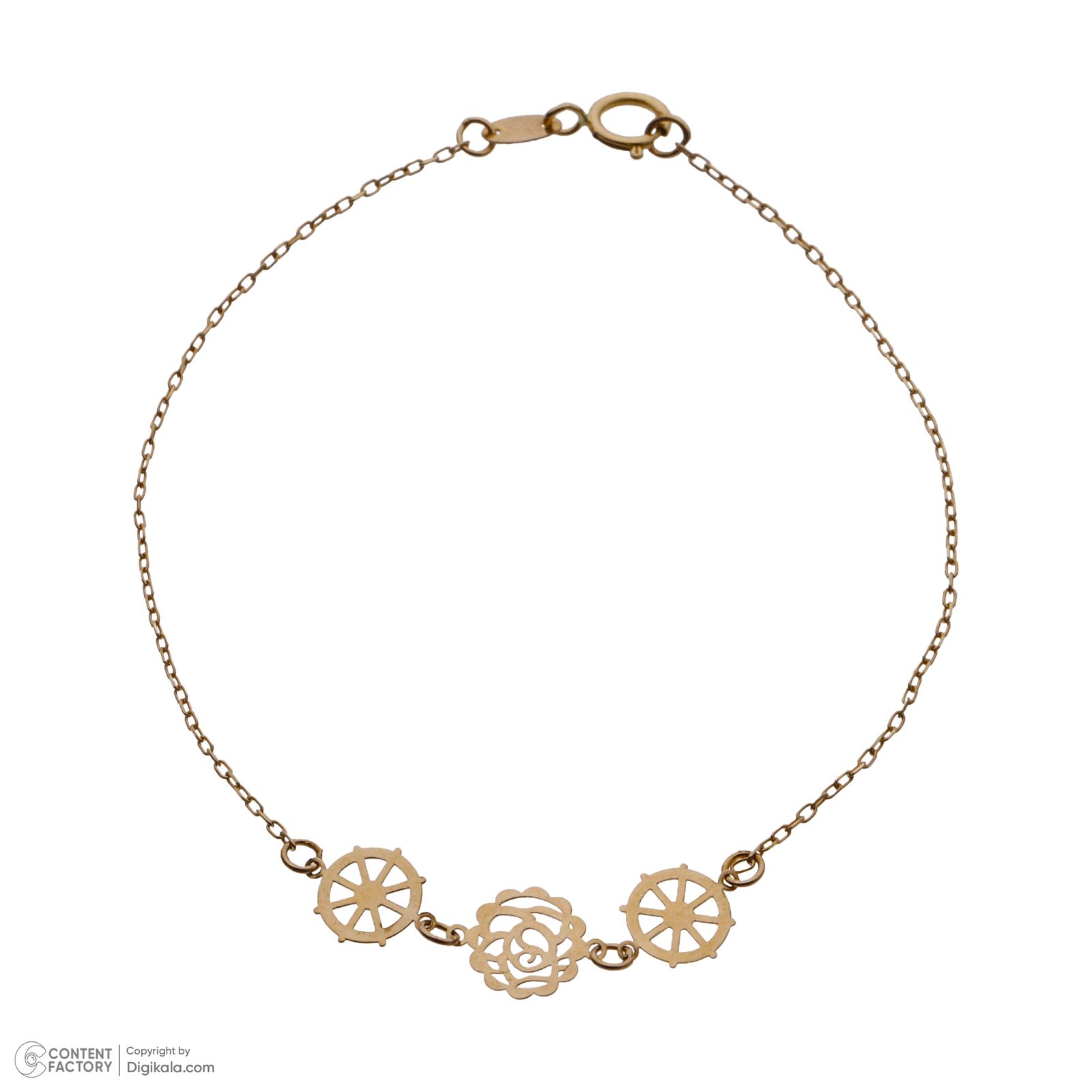 دستبند طلا 18 عیار زنانه مایا ماهک مدل MB1597 -  - 2