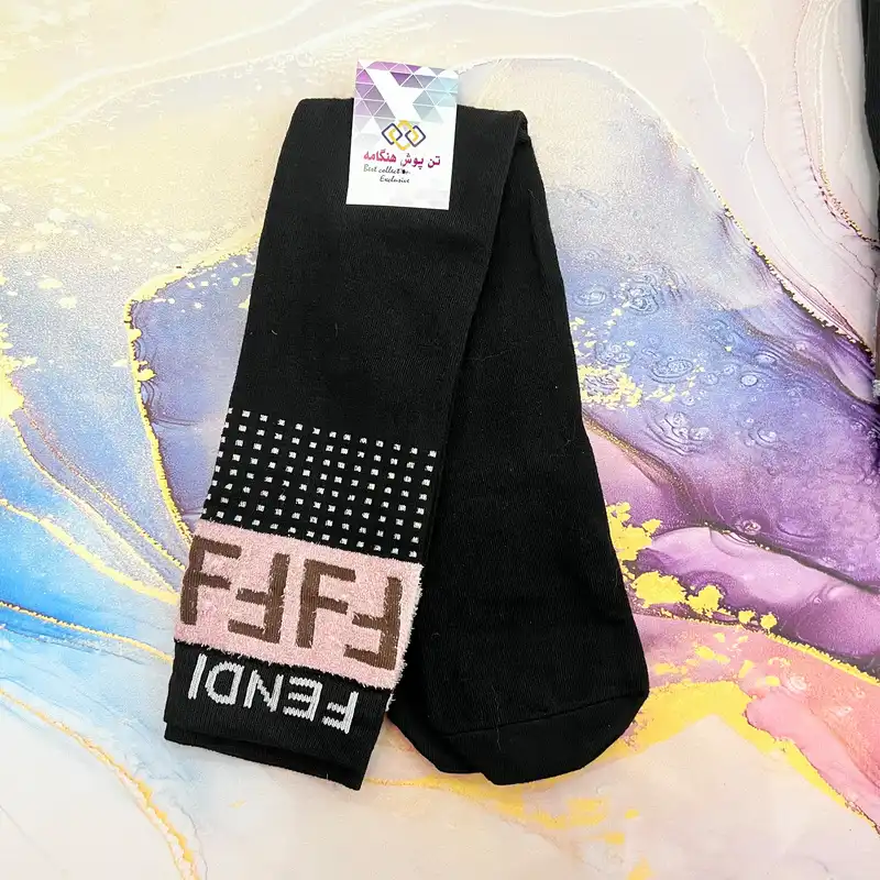 جوراب زنانه تن پوش هنگامه مدل بالا زانو بوکله کد PI011