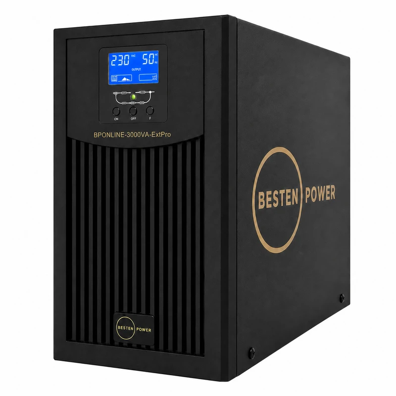 یو پی اس بستن پاور مدل bponline-3000va-extpro ظرفیت 3000 ولت آمپر
