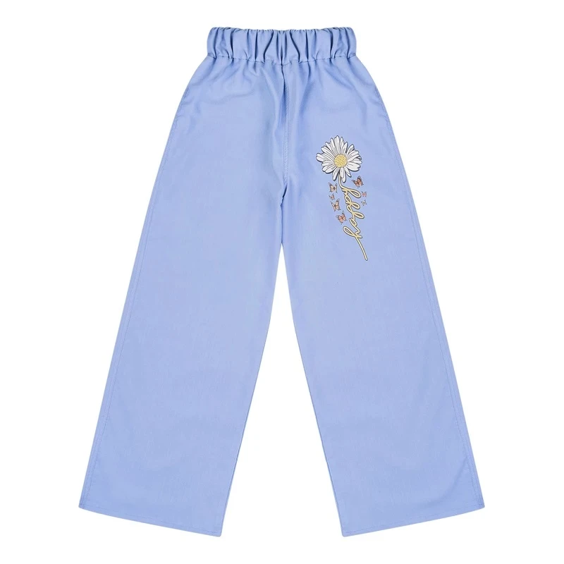 شلوار دخترانه مدل گل مروارید کد 2040